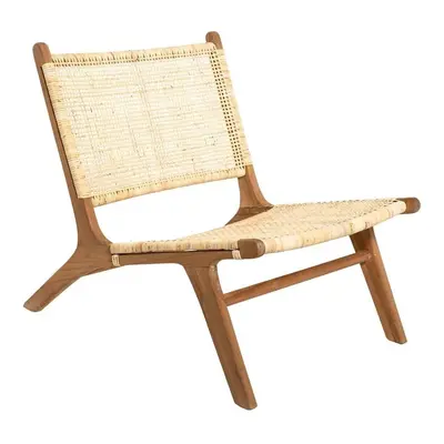 Alacsony rattan fotel, natúr - JAVA - Butopêa