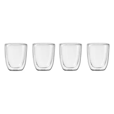 BASIC Glas Double Wall pohár 250 ml - szett 4 db