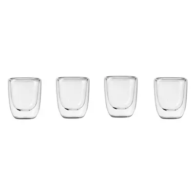 BASIC Glas Double Wall pohár 70 ml - szett 4 db