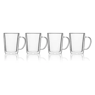 Csésze BASIC Glas Double Wall 300 ml - szett 4 db