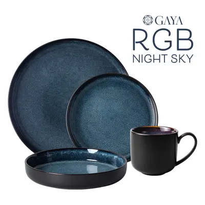 16 db-os porcelánkészlet - Gaya RGB Night Sky Lunasol