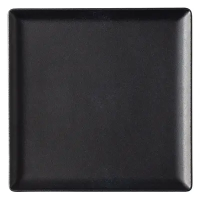 Szervírozó tányér 17 x 17 cm — Basic black matt - 492785