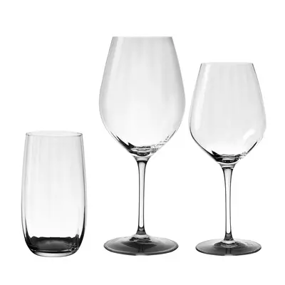 Háztartási pohár kezdőkészlet 18 db – Optima Line Glas Lunasol - 322689