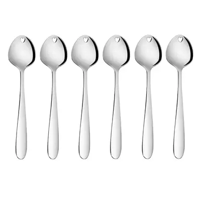 Fagylaltos kanalak szívecskével 6 db - Love Cutlery - 116604