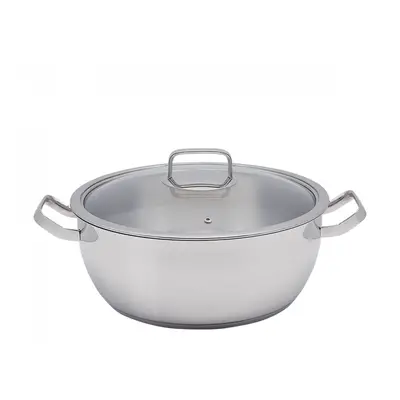 Merkur Wok serpenyő üveg fedéllel 9,6 l - 601203