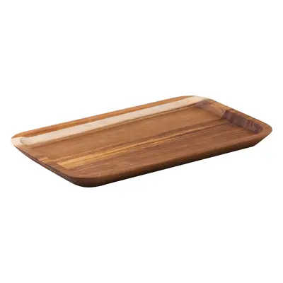 Téglalap alakú akácfa tálca, nagy 30 x 17,5 cm - FLOW Wooden - 593704