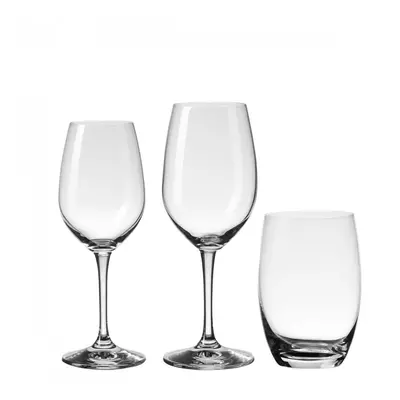 Háztartási pohár kezdő készlet 12 db - BASIC Glas Lunasol üveg - 322025