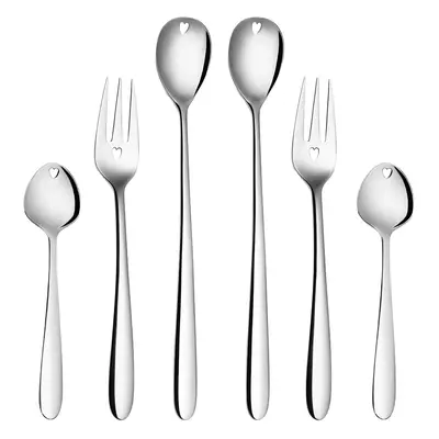 Ajándék szett szívecskével 6 db - Love Cutlery - 116603