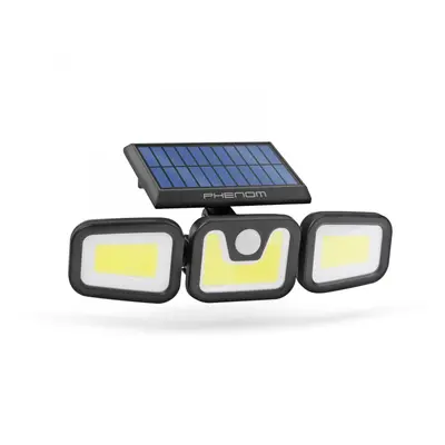 Mozgásérzékelős szolár reflektor (karos, forgatható, 3 COB LED)