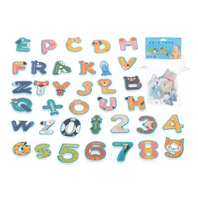 Bath toy letters Foaming numbers