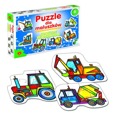 Puzzle kisgyermekeknek - építőipari gépek