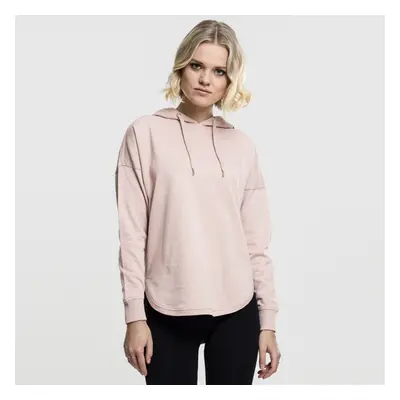 Pulóver Urban Classics Ladies Oversized Terry Hoody light rose