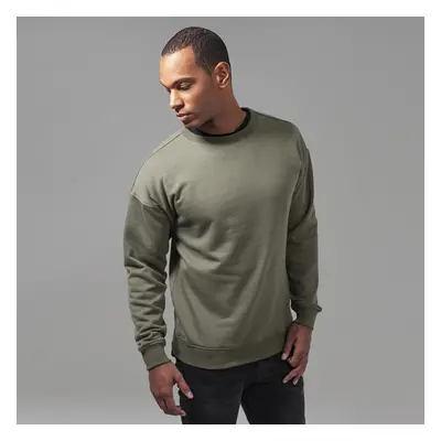 Férfi pulóver Urban Classics Sweat Crewneck olive