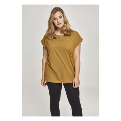 Urban Classics Ladies Extended Shoulder Tee nut