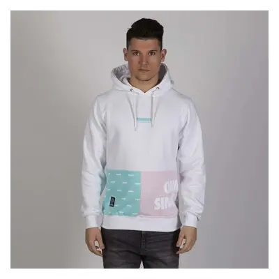 Mass Denim Sweatshirt Blockbuster Hoody white