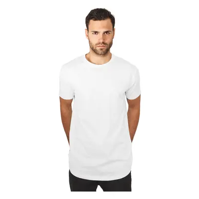 Férfi póló Urban Classics Shaped Long Tee white