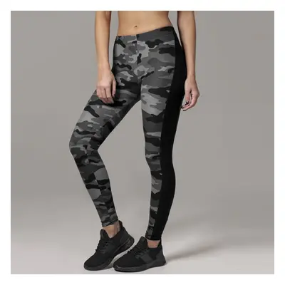 Urban Classics Ladies Camo Stripe Leggings darkcamo/blk