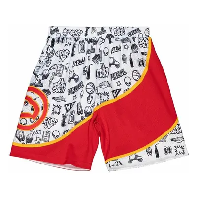 Mitchell & Ness shorts Atlanta Hawks Doodle Swingman Shorts white