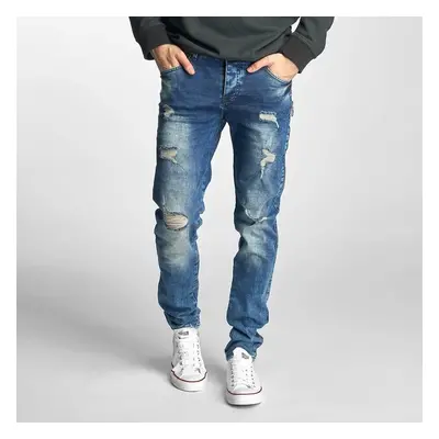 Just Rhyse Destroyed Straight Fit Jeans blue