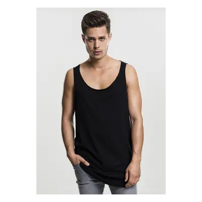 Urban Classics Long Shaped Open Edge Loose Tank black