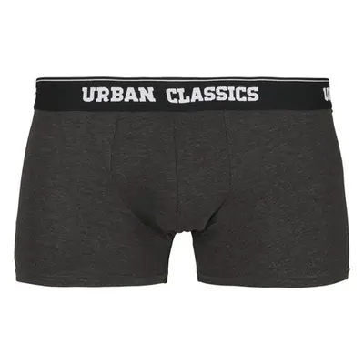 Urban Classics Men Boxer Shorts Double Pack black/charcoal