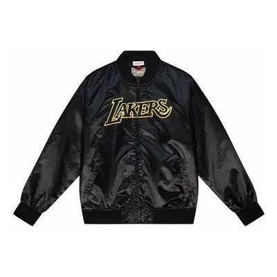 Mitchell & Ness Los Angeles Lakers Big Face 4.0 Satin Jacket black