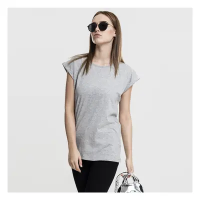 Póló Urban Classics Ladies Extended Shoulder Tee grey