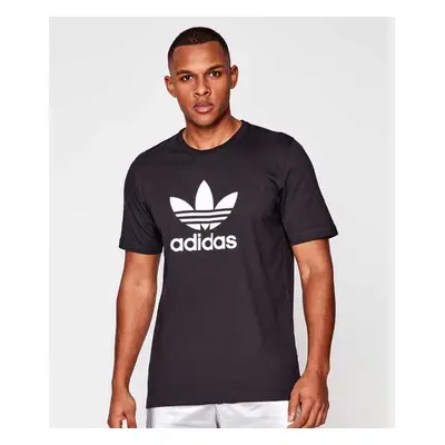 Férfi Pólo Adidas Trefoil Tee Black