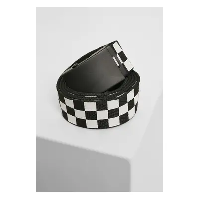 Urban Classics Adjustable Checker Belt black/white