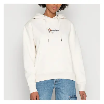 WMNS Sweatshirt Karl Kani Small Signature Flower Loose Fit Hoodie off white