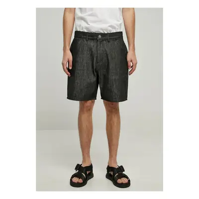 Urban Classics Denim Bermuda Shorts jet black