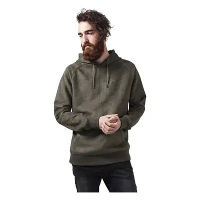 Urban Classics Imitation Suede Hoody olive