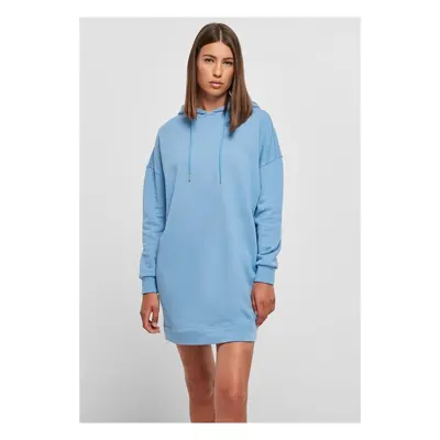 Urban Classics Ladies Organic Oversized Terry Hoody Dress horizonblue