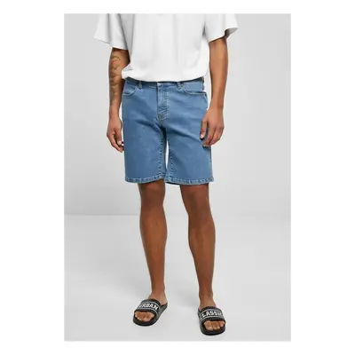 Urban Classics Relaxed Fit Jeans Shorts light blue washed