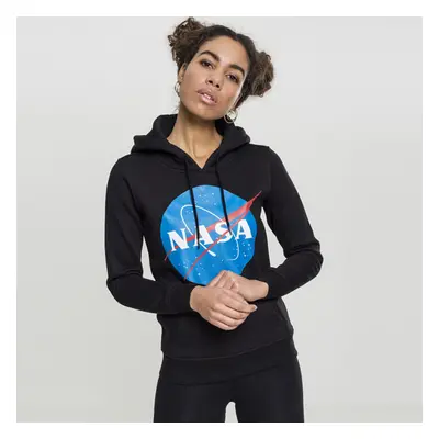 Mr. Tee Ladies NASA Insignia Hoody black