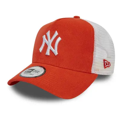 Sapka New Era 9Forty A Frame Trucker Cap NY Yankees Coral Cord Orange