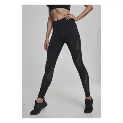 Urban Classics Ladies Triangel Tech Mesh Leggings blk/blk