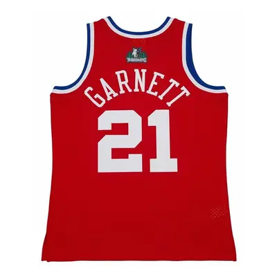 Mitchell & Ness All Star West #21 Kevin Garnett Swingman Jersey red