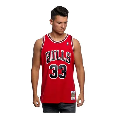 Mitchell & Ness Chicago Bulls #33 Scottie Pippen red Swingman Jersey