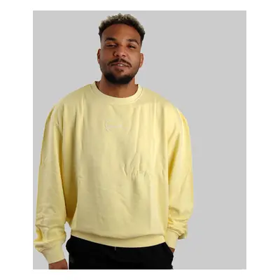 Pulover Karl Kani Small Signature OS Washed Crew Light Yellow