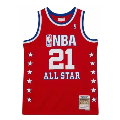 Mitchell & Ness All Stars West #21 Tim Duncan Swingman Jersey red