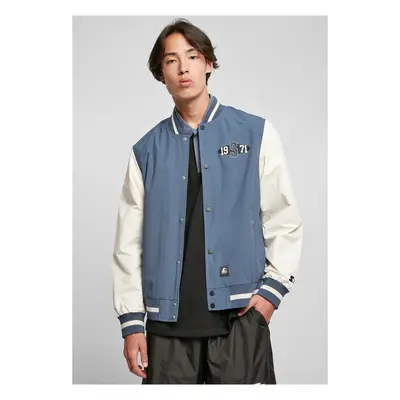 Starter Nylon College Jacket vintageblue/palewhite