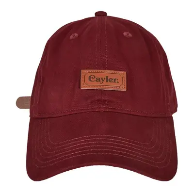 Cayler & Sons Classy Patch Curved Cap bordeaux