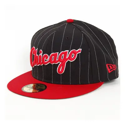 New Era PIN Script Chicago White Sox Black Scarlet Cap