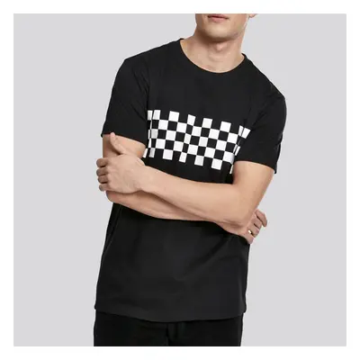 Urban Classics Check?Panel Tee black/white