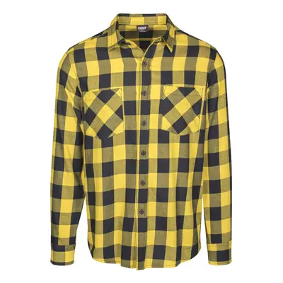 Urban Classics Checked Flanell Shirt blk/honey