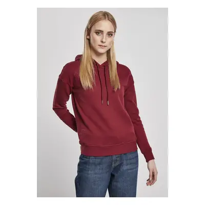 Urban Classics Ladies Organic Hoody burgundy