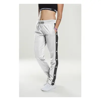 Urban Classics Ladies Button Up Track Pants wht/blk/wht