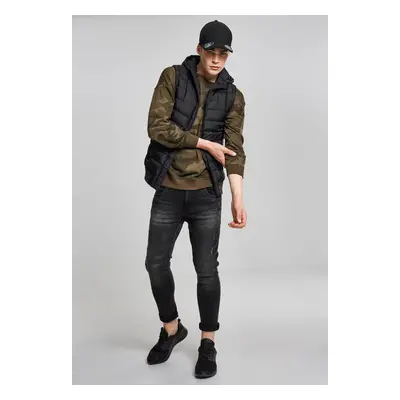 Urban Classics Small Bubble Hooded Vest blk/blk