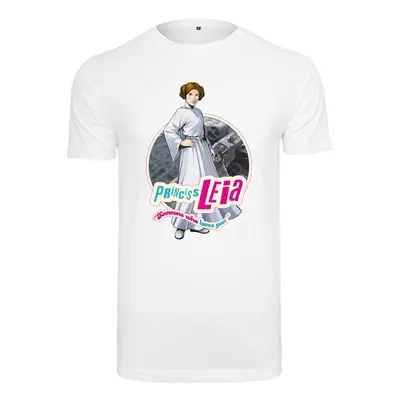 Mr. Tee Star Wars Leia Logo Tee white